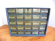 Vintage 25 Drawer Tool Nutbolt Small Parts Storage Cabinet