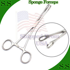 Ballanger Sponge Forceps 7 Straight Surgical Instruments