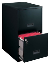 Filing Cabinet 2 Drawer Steel File Cabinet With Lock Black New