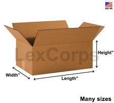 25 Shipping Boxes Many Sizes Available Choose L X W X H