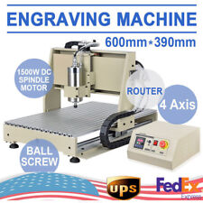 15kw Vfd Usb 4 Axis Cnc 6040 Router Engraver 3d Woodworking Engraving Machine