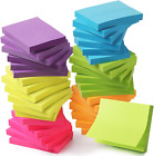 Sticky Notes 1.5x2 Inches Bright Colors Self-stick Pads 36 Pack 60 Sheetspad