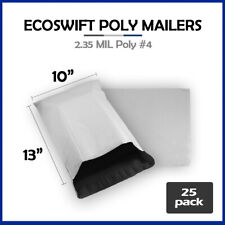 25 10x13 Ecoswift Poly Mailers Plastic Envelopes Shipping Mailing Bags 235mil