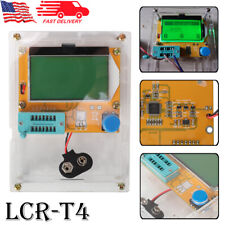 Lcr T4 Backlit Component Tester Esr Meter Kit Lcd Transistor Tester With Case