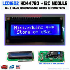 1602 Blue Lcd 16x2 Hd44780 With Iic I2c Serial Interface Adapter Module Display
