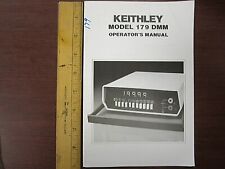 Keithley Instruments Model 179 Dmm Operators Manual