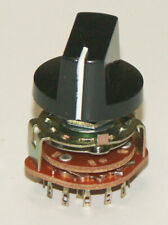 Rotary Switch 4 Pole 3 Position Break Before Make With Pointer Knob Pack Of 2
