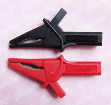 Alligator Clip Electrical Clamp Insulated Banana Female Adapter Meter Test Lead