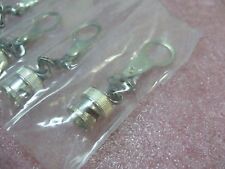 Pair Of Mil Spec M3901225 0007 Bnc Dust Cap With Safety Chain New