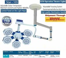 Led Ot Lights Single Arm Star 105 Led Surgical Lights Operation Theater Ceiling
