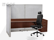 Gof L Shaped Office Partition 36d X 48w X 48h Freestanding Room Divider