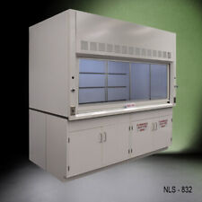 New Listing8 X 4 Laboratory Benchtop Fume Hood With Flammable Amp General Storage E1 893