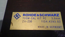 Rohde Schwarz Zv Z30 1134429302 Tosm 35 Mm Cal Kit