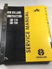 New Holland Lw170 Lw190 Wheel Loader Repair Service Manual