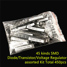45 Kinds X10 Smd Diode Transistor Voltage Regulator Mix Component Assorted Kit