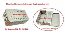 Orthopedic Lcp Box 50mm Locking Screw Instruments Empty Case Tray Box Surgical
