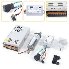 400w Single Phase Brushed Spindle Motor Kit For Cnc Router Cutter Controller
