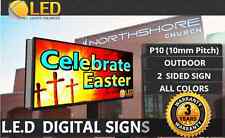 P10 2 Sided 4ft X 8ft Full Color Programmable Led Digital Sign Board Outdoor