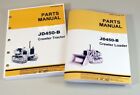 Parts Manual Set For John Deere 450b Crawler Loader Tractor Catalog Assembly