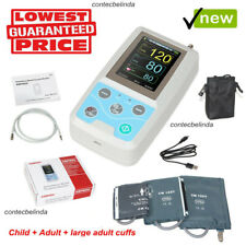Contec 24 Hours Abpm50 Nibp Monitor Ambulatory Blood Pressure Holter 3 Cuffs