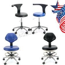 Dental Mobile Chair Dentist Medical Doctor Adjustable Chairbackrest Blackblue