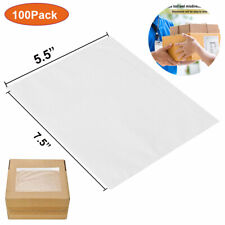 75x55 Clear Adhesive Packing List Envelopes Pouch Invoice Label Packing Slip