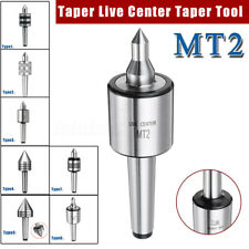 Mt2 Live Center Morse Taper 2mt Triple Bearing Spindle Lathe Milling Cnc Chuck
