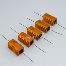 Us Stock 5pc 470 Ohm 470r 5w Watt Aluminum Housed Metal Case Wirewound Resistors