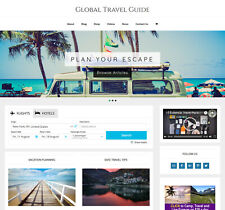 New Design Travel Vacation Store Website Business For Sale Auto Content