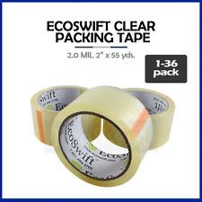 1 36 Roll Ecoswift Packing Packaging Carton Box Tape 20mil 2 X 55 Yard 165 Ft