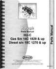Hough Hu-c Pay Loader Parts Manual Catalog