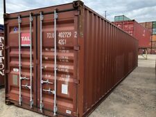 Used 40 Dry Van Steel Storage Container Shipping Cargo Conex Seabox Salt Lake