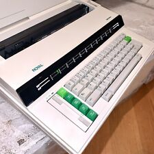 Working Royal Alpha 600 Japan Made Electronic Typewriter Cover Green Keys