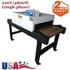 4800w 59ft Long X256 Belt Conveyor Tunnel Dryer T Shirt Silk Screen Printing