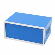170mmx130mmx75mm Blue Metal Enclosure Case Diy Electronic Wiring Project Box