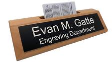 Personalized Name Plate Business Card Holder Made In The Usa