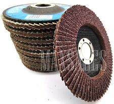 Qty 10 4 12 X 78 Flap 40 Grit Wheelsanding Disc Aluminum Oxide Grinding