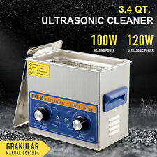 3l Ultrasonic Cleaner 304ss Timer For Cleaning Jewelries Glasses Watches Etc