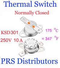Ksd301 10a 250v 175c 347f Thermostat Temperature Switch Thermal Control Switch