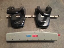 Vintage 1 Punchodex Three Hole Paper Punch And 2 Two Hole Punch Lot