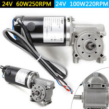 Dc 24v Automatic Door Dc Worm Gear Motor 60with100w With Encoder Brushed Motor Ce