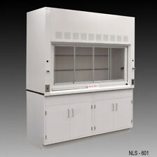 New Listing6 Fume Hood With Dual Sash Valves Outlet Amp 2x Storage Cabinets E1 005