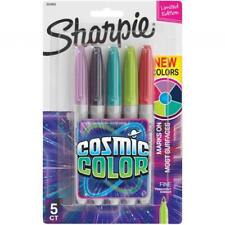 Cosmic Color Permanent Markers Medium Bullet Tip Assorted Colors 5pack