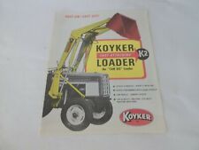 Koyker Fast Attaching K2 Loader Sales Brochure