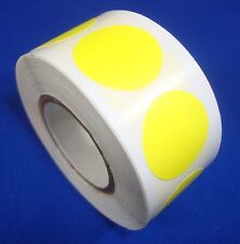 1000 Yellow Self Adhesive Price Labels 34 Stickers Tags Retail Store Supplies