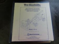 Marklifts 40 4 X 4 Boom Lift Operation Maintenance And Parts Manual