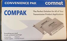 2x Lot Comnet Compak41m1 Fvtr41m1 4 Channel Digitally Encoded Video Multiplexer
