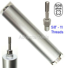 Combo 2 Dry Diamond Core Drill Bit For Hard Concrete With Sds Plus Adapter