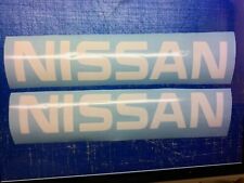 1 Set Of Nissan Forklift Vinyl Decal Stickers White 1625 X 3