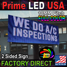3 Ft X 7 Ft Full Color Programmable Single Sided Digital Led Sign P10 Series